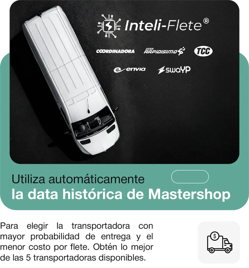 Inteli-Flete: la IA de Mastershop elige la mejor transportadora para cada envío usando datos históricos